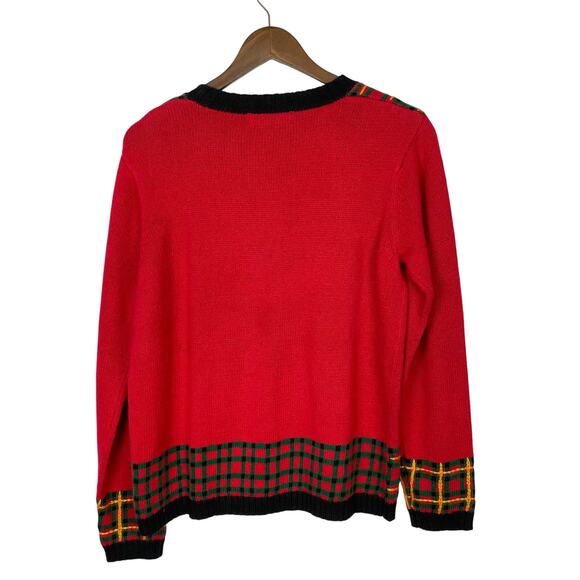 NWOT All Points by Reference Point | Scottish Terrier Dog Holiday Knit Sweater - Picture 2 of 7